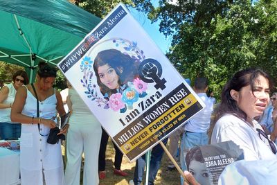 Women in UK ‘still not safe’ as mourners gather to remember murdered Zara Aleena