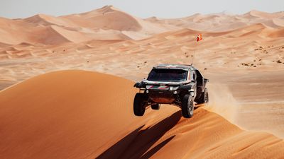 Dacia’s Batmobile-like racer runs on sustainable biofuels, eats deserts for breakfast and scared me senseless