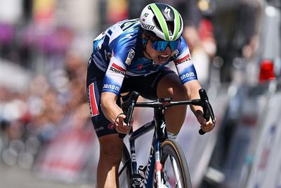 Belgian Road Championships: Justine Ghekiere flies to road race victory with late attack on cobbles