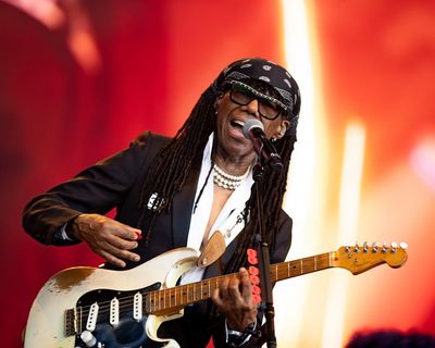 Nile Rodgers and Chic at Glastonbury review – pop’s most reliable band bring the party to the Pyramid