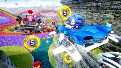 Sonic Racing: CrossWorlds mirrors Mario Kart World's move away from traditional 3-lap races with tracks that put you in a whole "different universe"