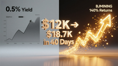 Earn $6,720 in 40 Days? BJMINING’s Cloud Mining Makes It Possible