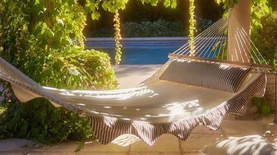 My patio has been missing something so far this summer – until I found this Lulu and Georgia hammock that's doubly discounted right now
