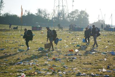 Glastonbury Festival clean-up begins as thousands of music fans head home