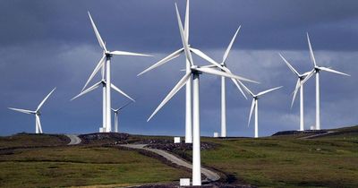 Wildfire blazes overnight at Moray wind farm
