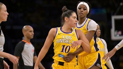 Kelsey Plum Had Blunt Message for Fan Wearing Caitlin Clark Shirt at Sparks-Sky Game