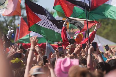 Acts who made political statements at Glastonbury 2025