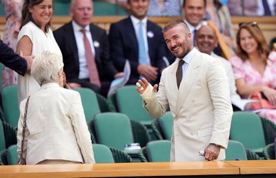 Who's in the Royal Box at Wimbledon? David Beckham among celebrities on Centre Court on day one
