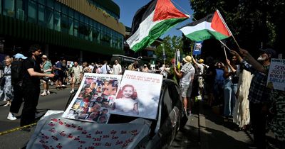 Protesters target Wimbledon over Barclays sponsorship links to Israeli arms firms