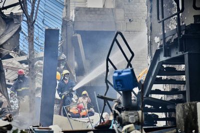 At least 12 killed in an explosion and fire at a pharmaceutical factory in southern India