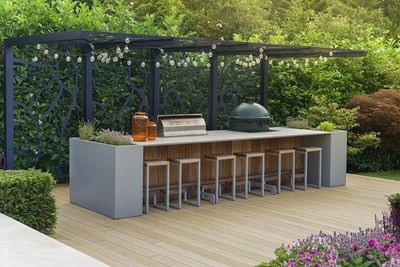 I Just Found These 'Retractable' Garden String Lights, and They're a Game-Changer for Tangle-Free Outdoor Lighting