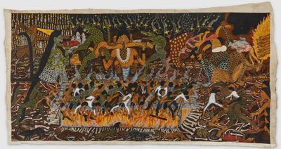 ‘They came for our land, our wood, our gold’: Santiago Yahuarcani, Peruvian painter of dancing dolphins – and genocide