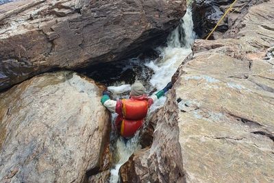 Rescuers reveal how they saved the life of a man trapped in rapids for 20 hours - by amputating his leg