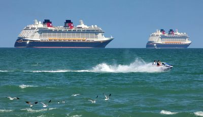 Girl is rescued after falling overboard from Disney cruise ship off the coast of Florida