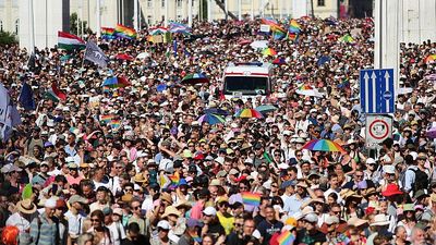 Opposing parties in Hungary use mass Budapest Pride turnout to boost their own agenda