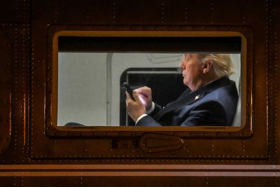 Trump rants about AT&T service after tech issues delay his call with faith leaders