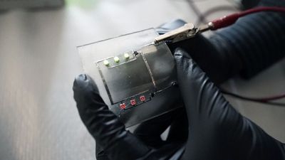 'Unlike conventional electronics': New liquid metal-infused circuit boards can self-heal and work after taking heavy damage