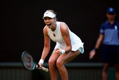 Katie Boulter rounds off record-breaking day at Wimbledon with stunning victory