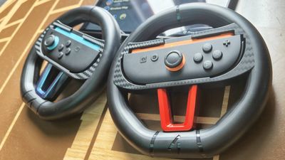 I forced my friends to use these $15 Switch 2 Twin Racing Wheels, and now Mario Kart World is our favorite co-op game