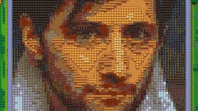 Stardew Valley creator Eric Barone receives the highest honor possible: Big ConcernedApe, a gigantic in-game portrait one fan made with 20 hours of painstakingly arranged items