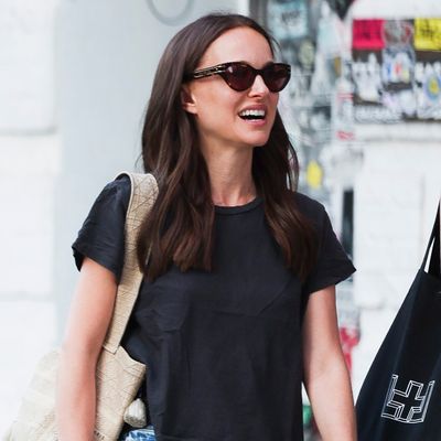 Natalie Portman's $160 Chunky Hoka Sneakers Are Worthy Competition for Dakota Johnson's Favorite Pair