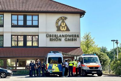 A stabbing attack at a German company kills 1 person and seriously wounds 2