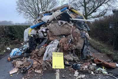 Man accused of dumping 27 tonnes of waste in country lane appears in court