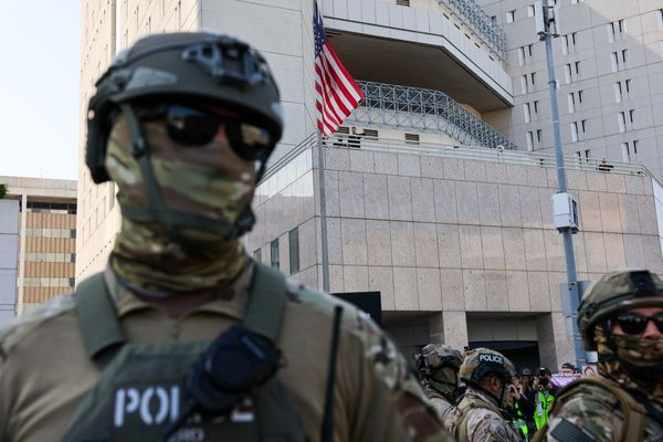 Workers living in fear of ICE raids in Los Angeles are hiding ‘like Anne Frank’