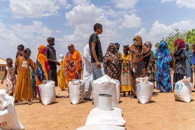 Sudanese fleeing war are at risk of worsening hunger in neighboring nations, UN warns