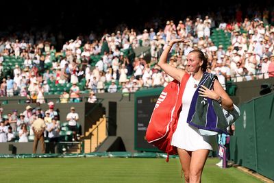 Two-time champion Petra Kvitova plays final match at Wimbledon