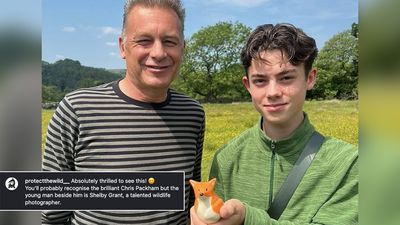 Chris Packham consoles talented young wildlife photographer who found fox he’d been tracking for months shot dead