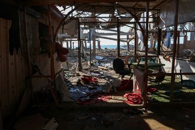 Gaza Mourns Those Killed In Israeli Strike On Seafront Cafe