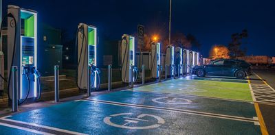 Where does the UK most need more public EV chargers?