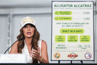 Did Trump nab his Hannibal Lecter? At ‘Alligator Alcatraz’, Kristi Noem says ICE ‘detained a cannibal’