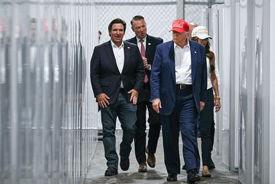 Trump talks tough on deportations during Florida detention site visit