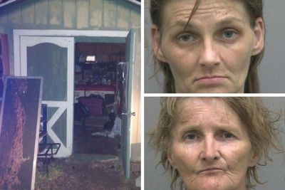 Two women accused of child neglect after 5-year-olds shut in shed in Florida heat