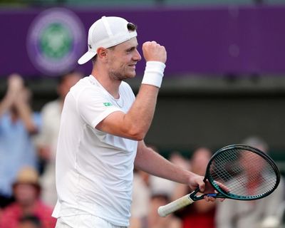 Wimbledon’s rampant British players deliver joint-best performance since 1976