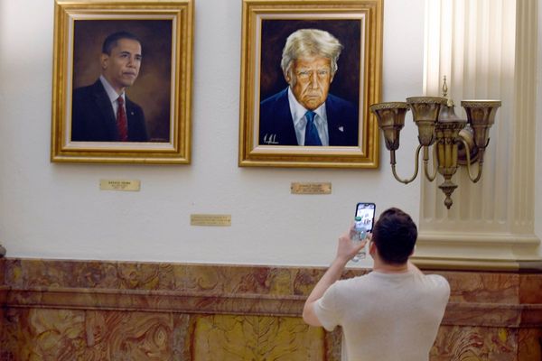 New Trump portrait donated by White House hangs in Colorado Capitol after earlier one drew his ire