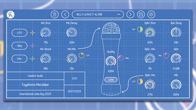 "If your singing sounds like a dying cat, this finally kills the cat": This hilariously bad mic modelling plugin is free for International Joke Day