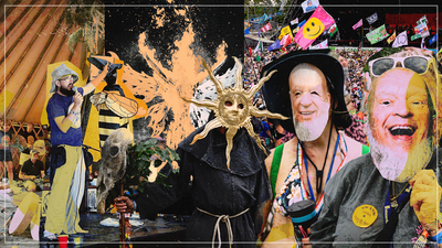 “At one point, he held up an inflatable doll with an erection, dressed like a bee." From orgasmic laugh yoga to shamanic drumming for Mother Earth, here’s what really happens at Glastonbury Festival beyond the music