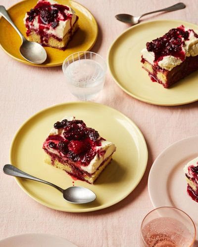Jam tarts and summer pudding cake: Nicola Lamb’s recipes for baking with mixed berries