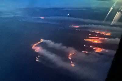 Aerial footage shows scale of fire on Scotland’s Dava Moor