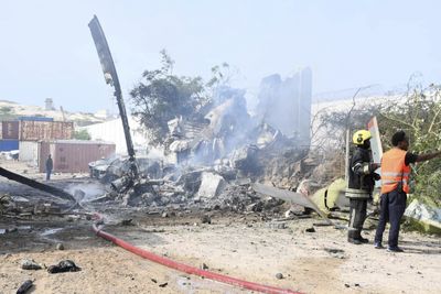At least five dead after AU helicopter crashes at airport in Somalia