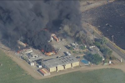 Explosion at a California fireworks warehouse sets off fires and forces evacuations