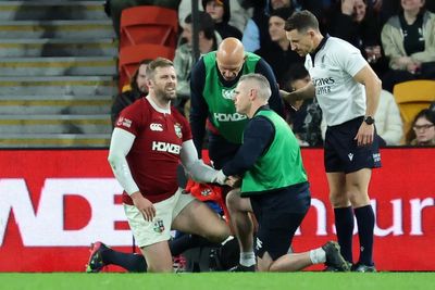Lions: Elliot Daly set for X-ray as full-back seen icing wrist after injury scare