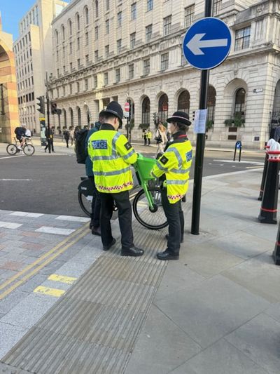 Cyclists 10 times more likely than motorists to be fined for jumping red lights in City of London