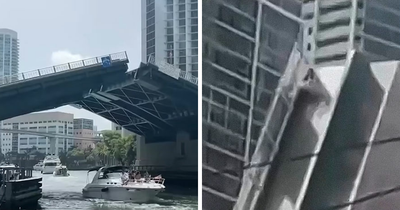 Woman Survives After “Holding On For Dear Life” To Rising Drawbridge She Was Told Not To Cross
