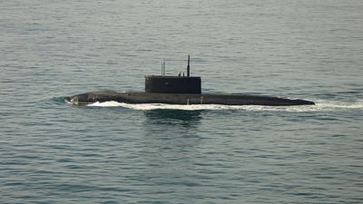 Russian submarine is shadowed by Royal Navy forces through the English Channel