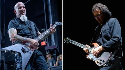 “Sabbath and AC/DC are similar to me because people make the mistake of thinking, ‘That’s so easy. It’s like a caveman. Anyone could play those parts’”: Tony Iommi was such a big influence on Scott Ian that he tried to play left-handed