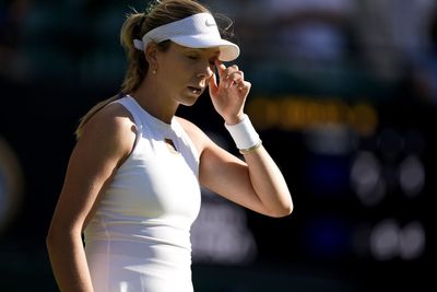 Katie Boulter’s grand slam woes go on with disappointing loss at Wimbledon